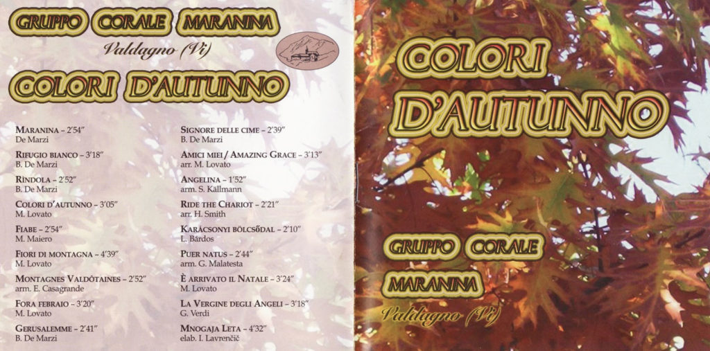 colori d'autunno gruppo corale maranina